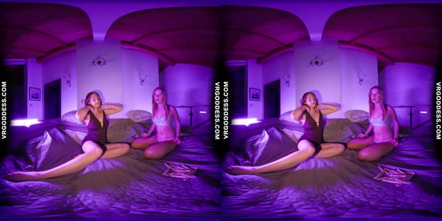 Late Night On Vacation With Mira And Kristina Clothespins And Shared Pain Giving And Receiving VRgoddess — photo 10