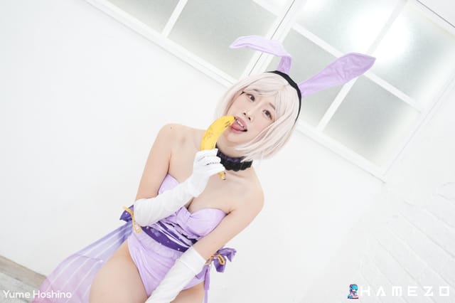 Horny Bunny Yume Hoshino Makes A Guy Cum Inside Her Hamezo — photo 1