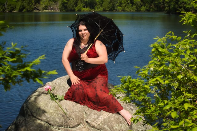 My Pretty, Goth Girlfriend Morgan Fey BlushErotica — photo 3