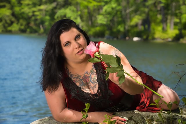 My Pretty, Goth Girlfriend Morgan Fey BlushErotica — photo 4