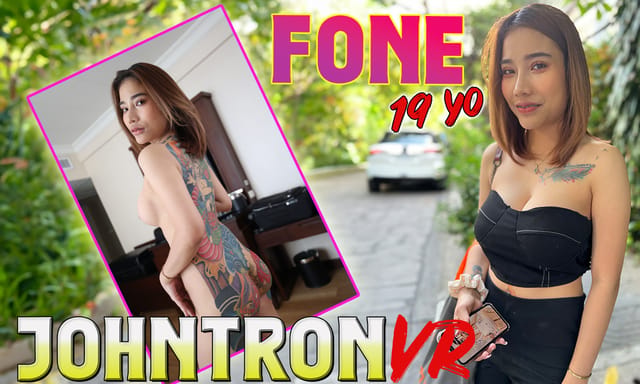 Fone the Thai model receives a street pickup and oral sex in this 4K JohnTronVR POV experience.