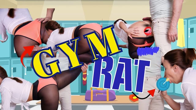 Kirsten Fog performs oral sex on a man in a gym setting during this non-POV StockingsVR 4K VR video.