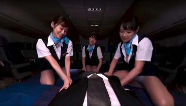 I Showed My Erect Penis in Front Of The Flight Attendant P2 DANDY vr porn video5 — photo 2