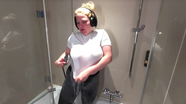 Raphaelas cleaning fetish April Movie Productions — photo 1