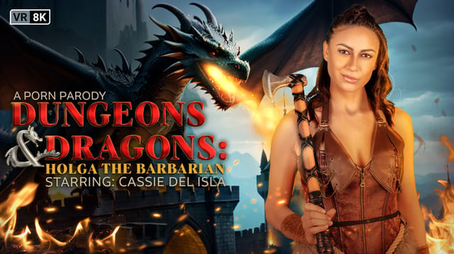 Cassie Del Isla in Holga cosplay acts in a VR 4K POV Dungeons and Dragons parody