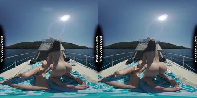 Matty With Josie Public Outdoor Masturbation On A Yacht Vacation Yolo VRgoddess — photo 5