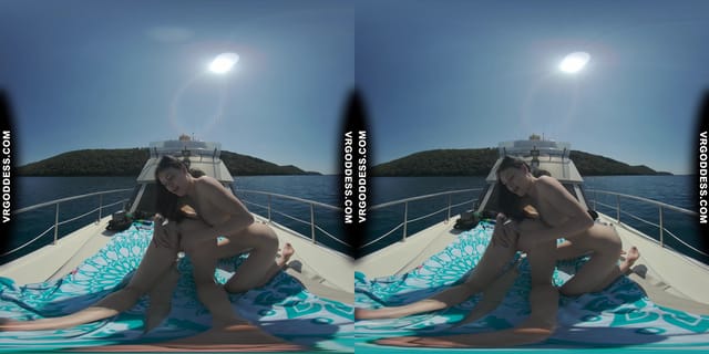 Matty With Josie Public Outdoor Masturbation On A Yacht Vacation Yolo VRgoddess — photo 30