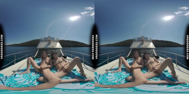 Matty With Josie Public Outdoor Masturbation On A Yacht Vacation Yolo VRgoddess — photo 27