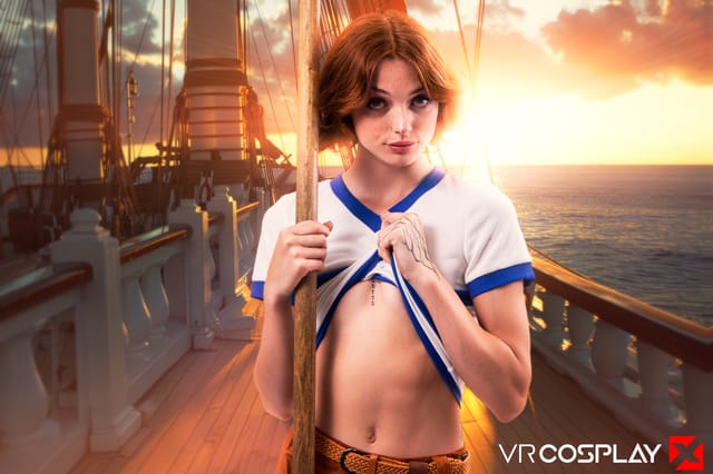 One Piece Nami A XXX Parody Shrooms Q VRCosplayX — photo 7