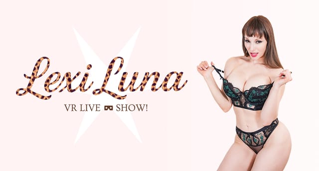 Join Lexi Luna on her exciting debut in the world of VR shows! — Lexi Luna VR porn scene