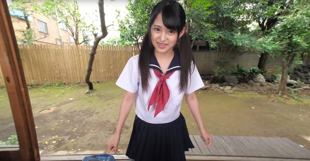 Brunette model Mitsuki Nagisa performs oral sex in a POV VR scene filmed in 4K resolution for DANDY studio.