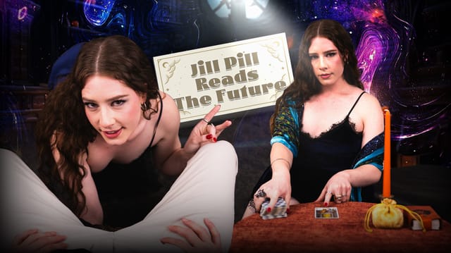 Trans model Jill Pill performs a POV blowjob and anal scene in 4K VR with 60 FPS resolution.