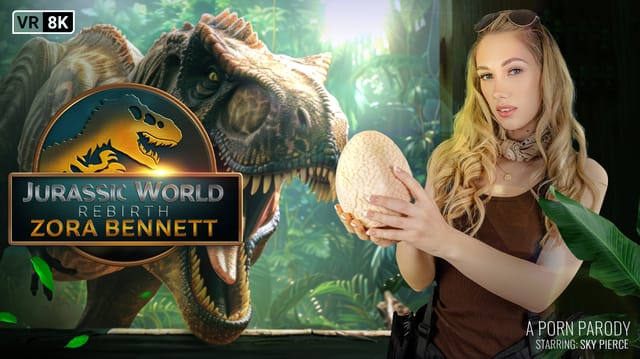 Jurassic World. Rebirth: Zora Bennett (A Porn Parody) — Sky Pierce VR porn scene