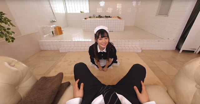 Urara Kanon performs a POV blowjob in a soapland setting, featuring 4K JAV VR content and 60 FPS playback.